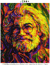 JERRY GARCIA (PORTRAIT) Sticker