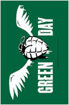 GREEN DAY (WINGED GRENADE) Flag