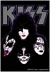 KISS (FOUR FACES) Flag