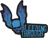 BLEEDING THROUGH (WINGED SKULL) Sticker