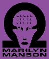 MARILYN MANSON ( OMEGA) Sticker