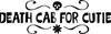 DEATH CAB FOR CUTIE (BLACK SKULL) Sticker