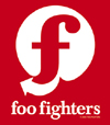 FOO FIGHTERS (RED/WHITE FLAG) Sticker