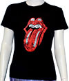 ROLLING STONES (DISTRESSED TONGUE) Girls Tee