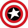 CAPTAIN AMERICA (SHIELD) Sticker